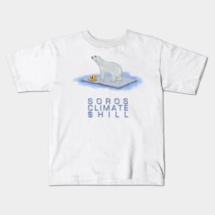 Soros Climate Shill Kids T-Shirt